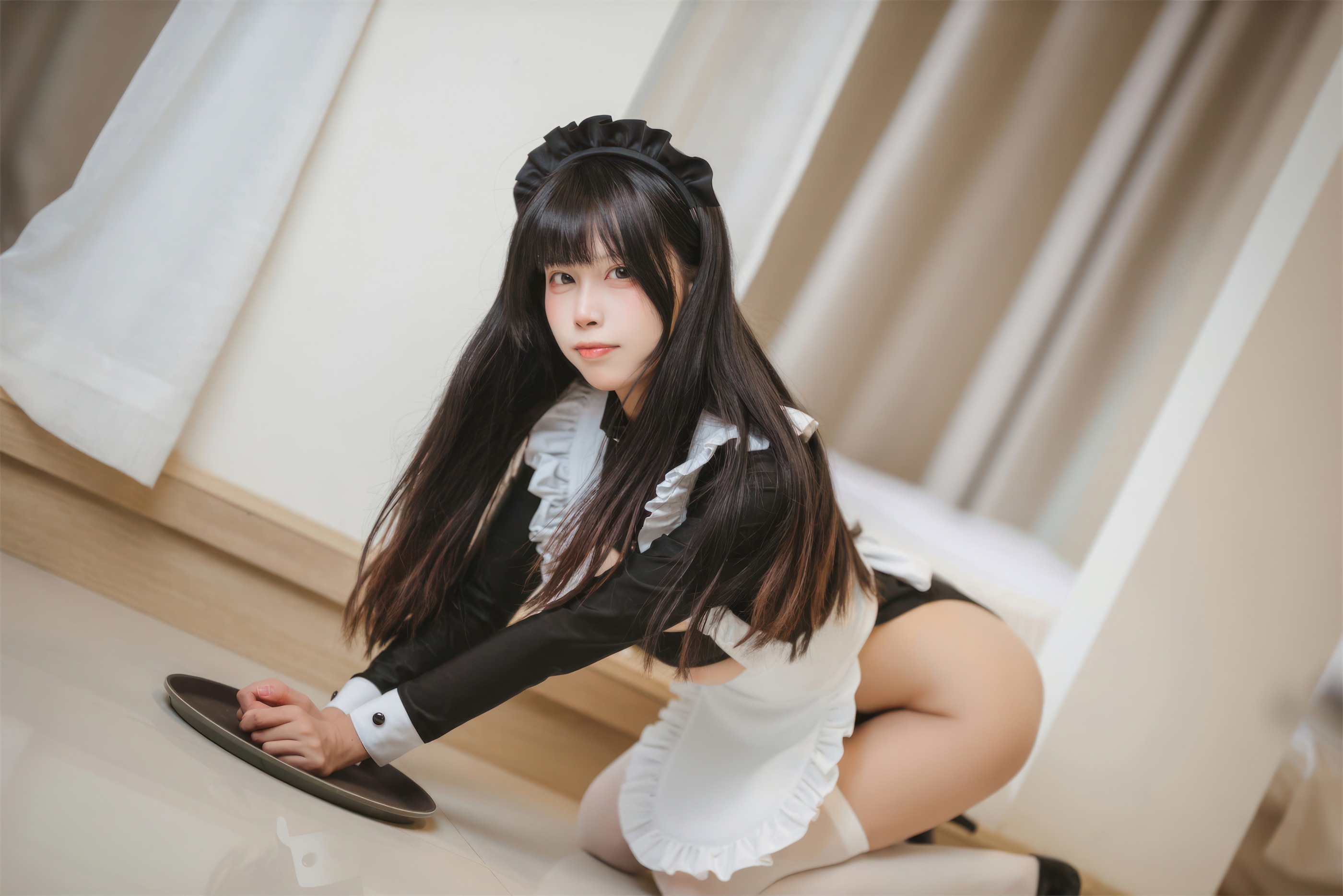 图片[1]-三無人型 – NO.011 高叉女仆[42P]-XikXak